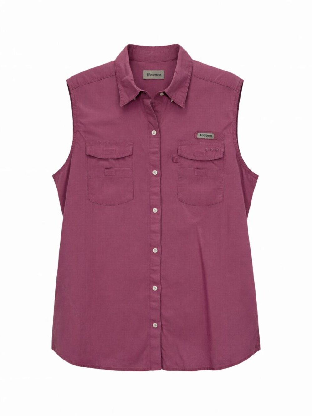 Columbia Women's Women’s Pink Sleeveless Button Shirt